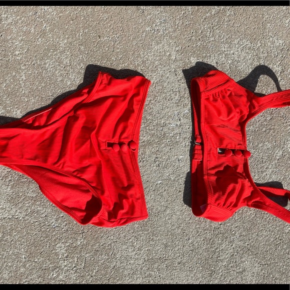 Orange high waisted target bikini - Picture 4 of 4